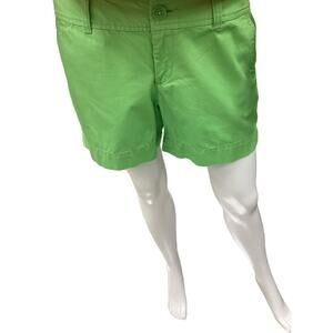 Lilly Pulitzer Shorts Women’s Size 6 100% Cotton Pockets Neon Green